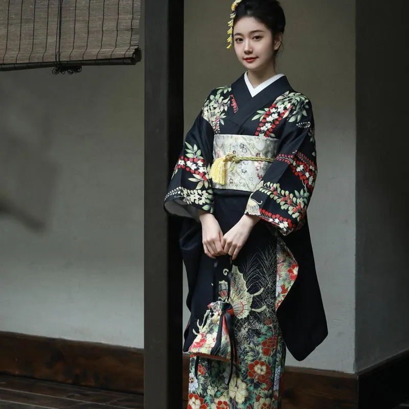 Japanese Modified Kimono Women's Formal Traditional Dress