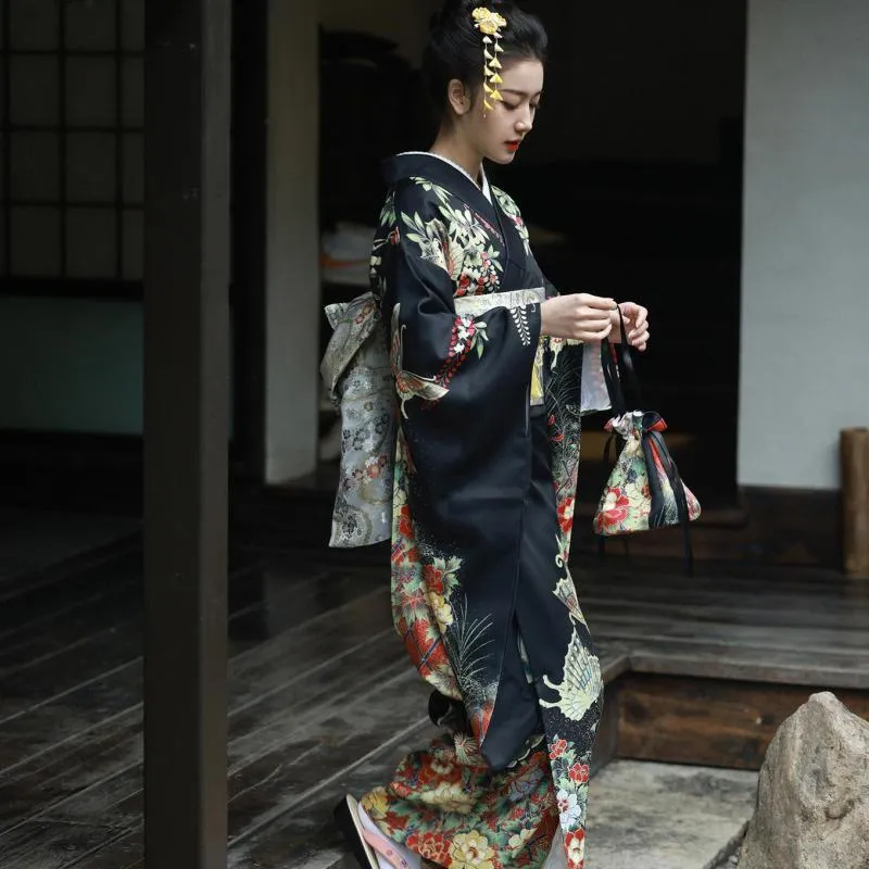 Japanese Modified Kimono Women's Formal Traditional Dress