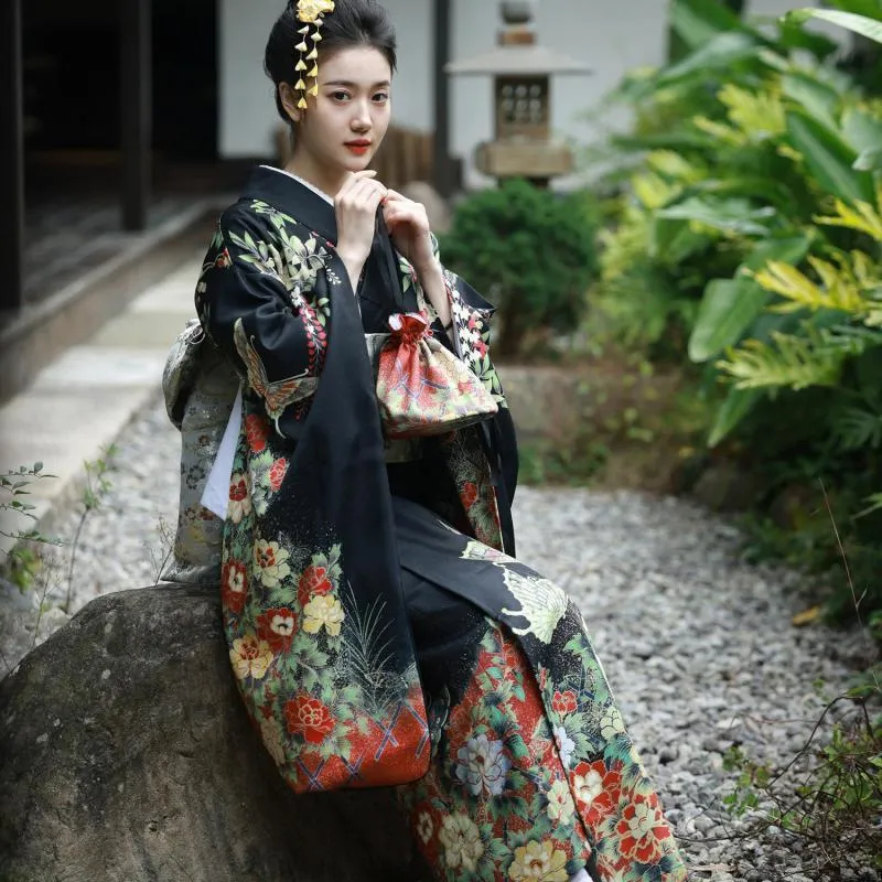 Japanese Modified Kimono Women's Formal Traditional Dress