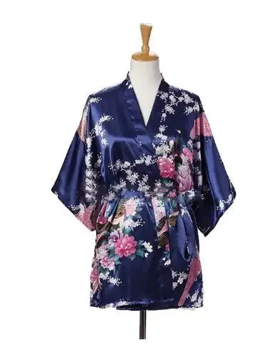 Japanese Peacock Robe For Woman