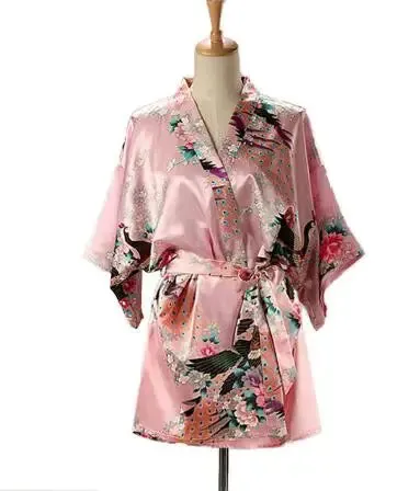 Japanese Peacock Robe For Woman