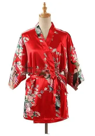 Japanese Peacock Robe For Woman