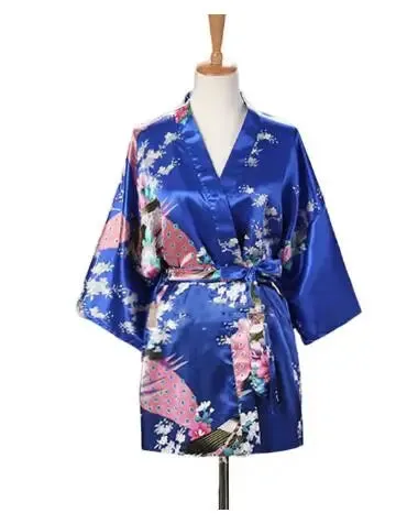 Japanese Peacock Robe For Woman