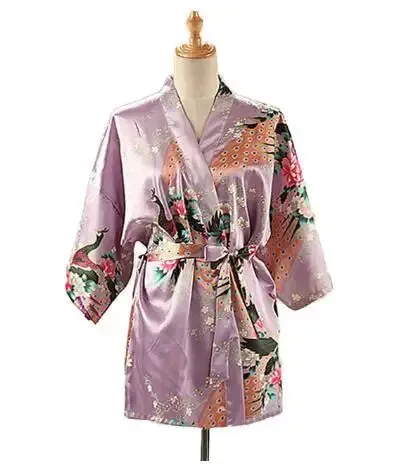 Japanese Peacock Robe For Woman