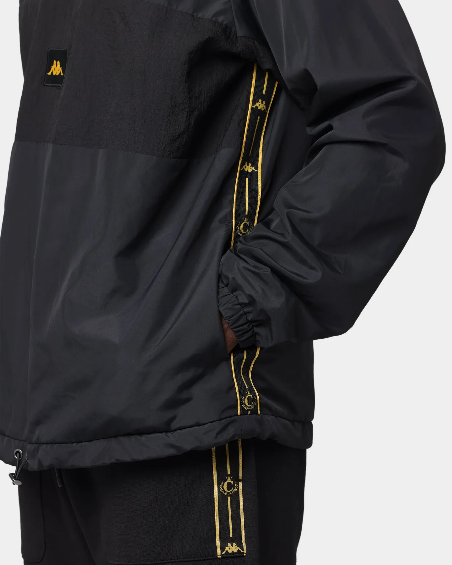 Kappa Kappa X Culture Kings Authentic Phester Jacket Black/Gold