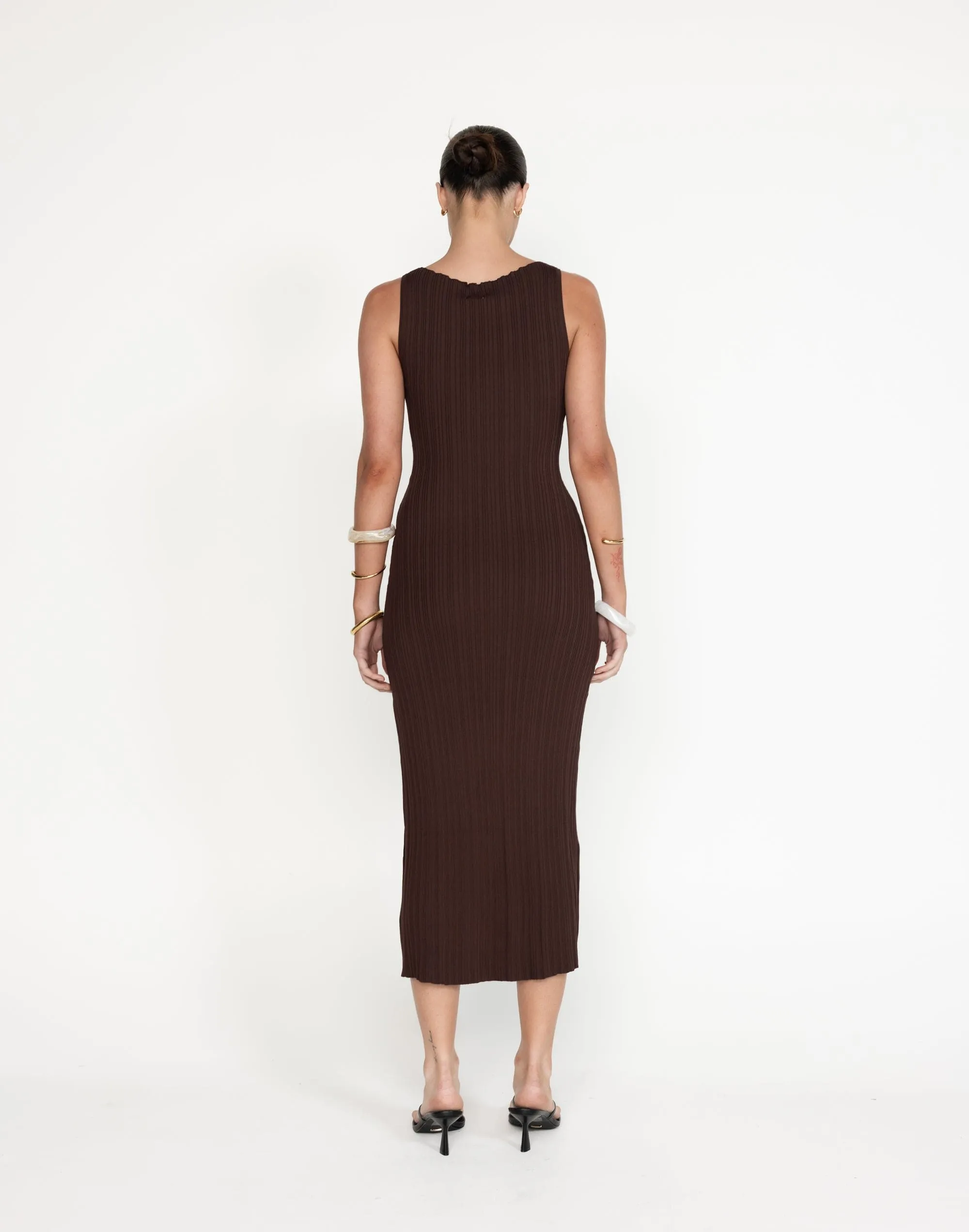 Kienna Maxi Dress (Cocoa)