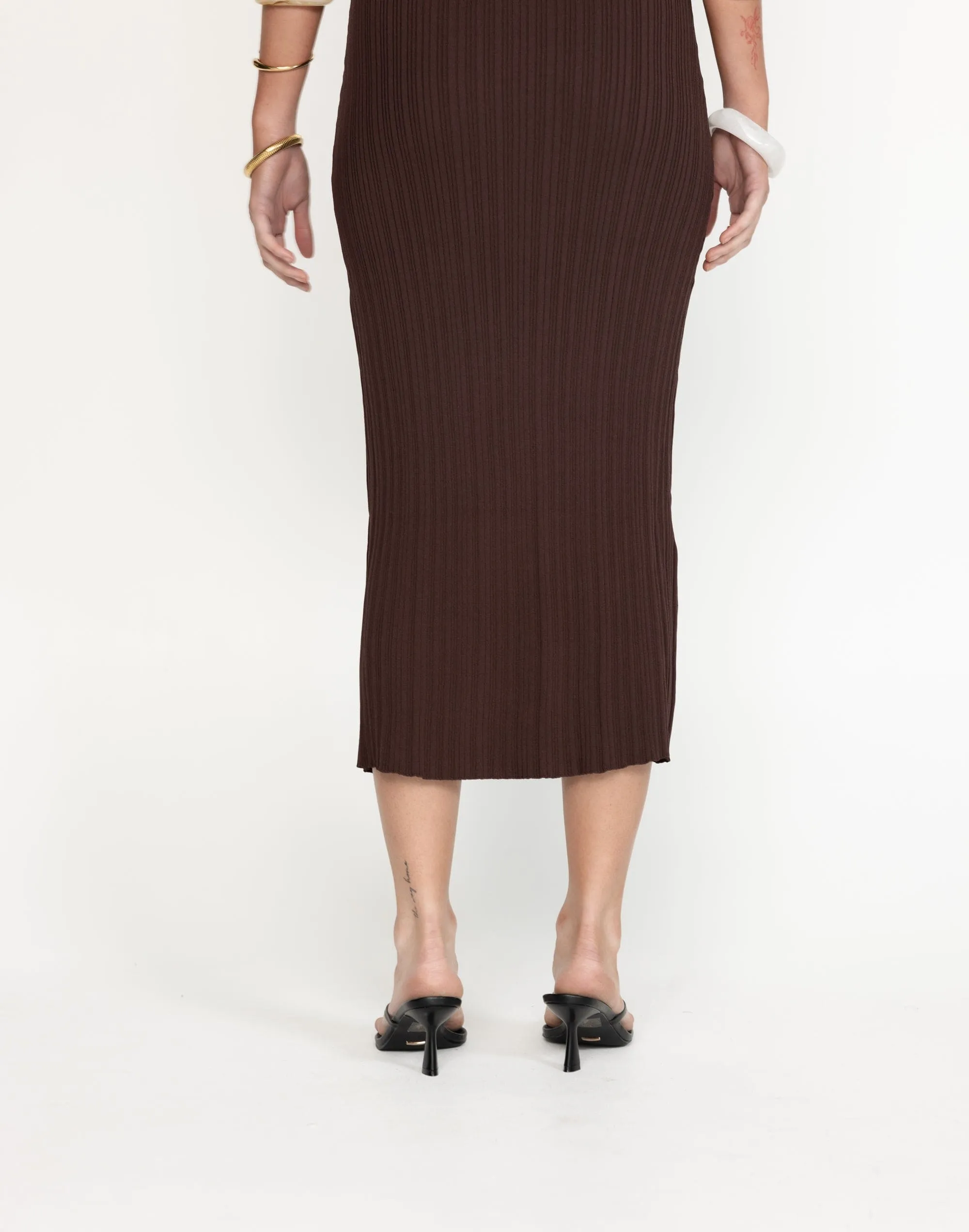 Kienna Maxi Dress (Cocoa)