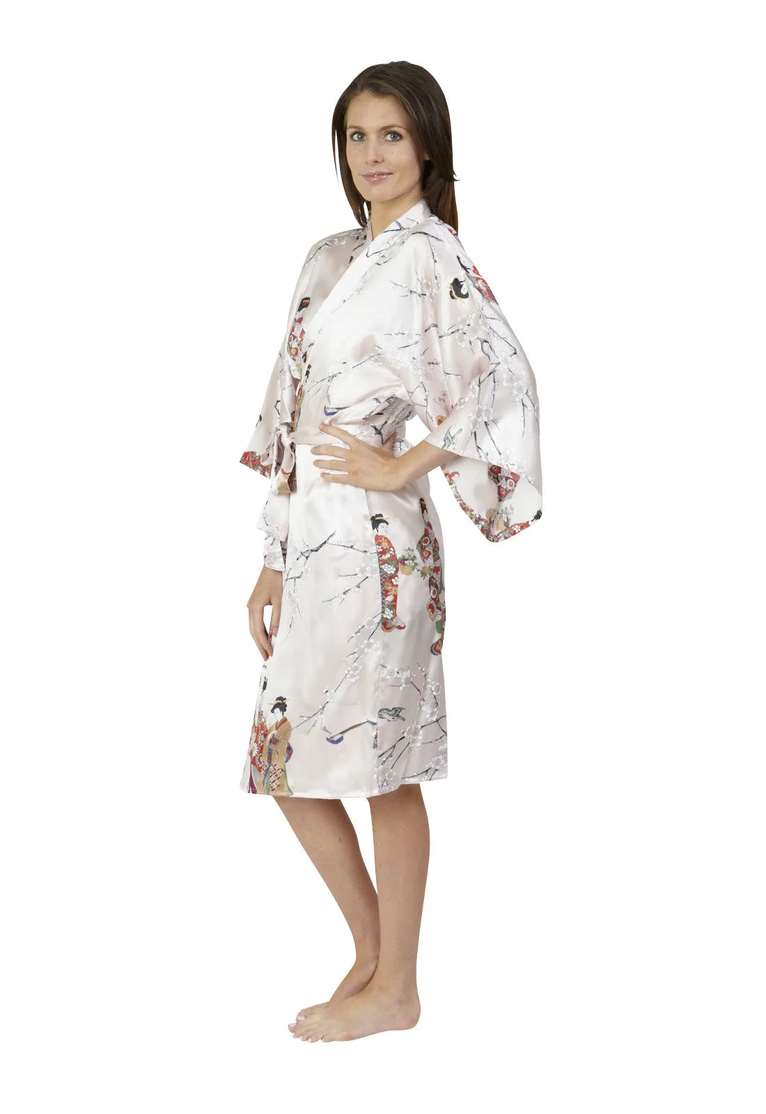 Kimono Beauty Silk Short Kimono