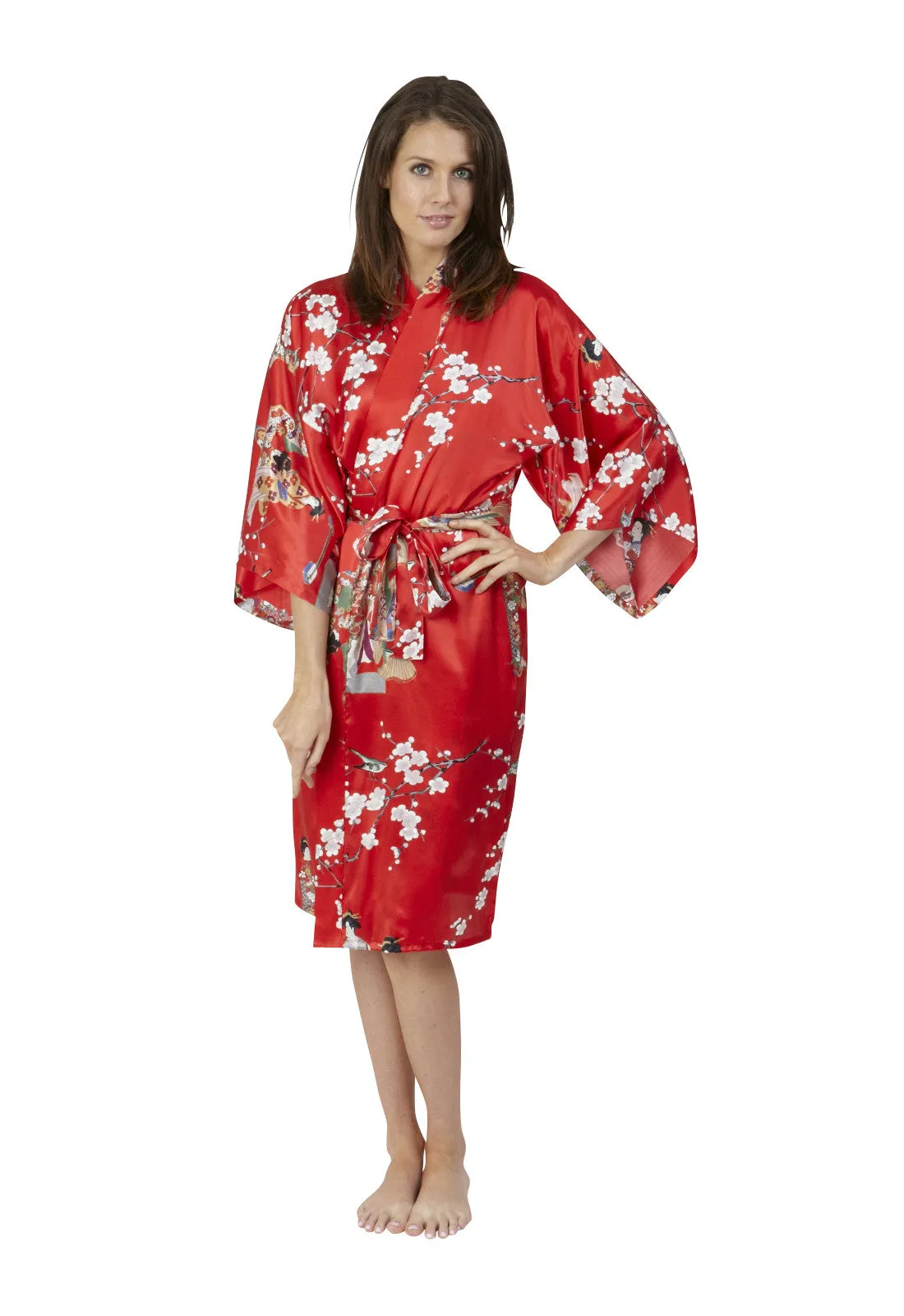 Kimono Beauty Silk Short Kimono