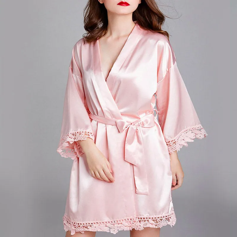 Kimono de Nuit Rose