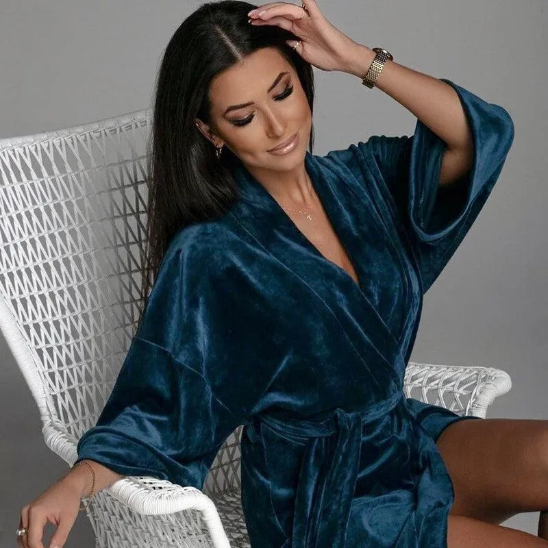 Kimono Satin Polaire