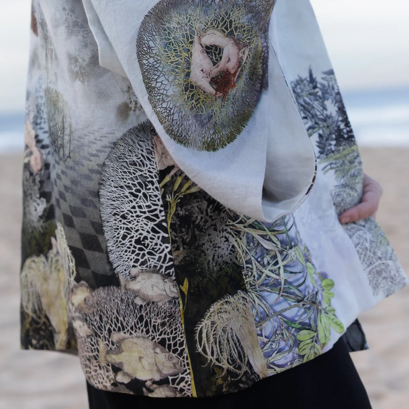 Kimono (wearable art or wall hanging)