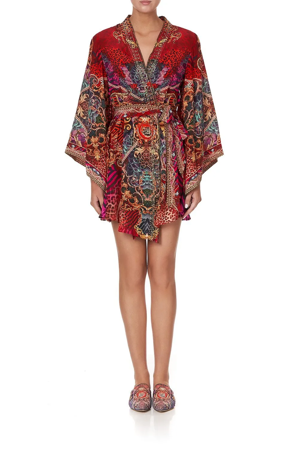 KIMONO WRAP DRESS WITH OBI SLAVE TO THE RHYTHM