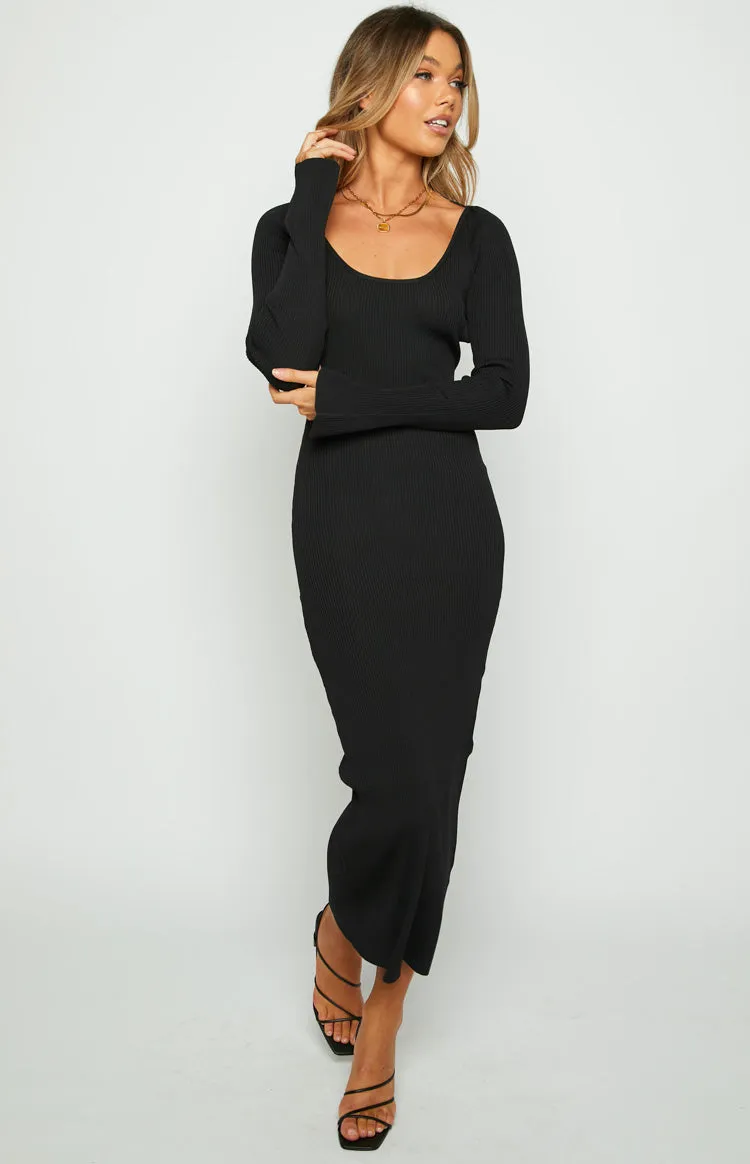 Kylie Black Maxi Dress