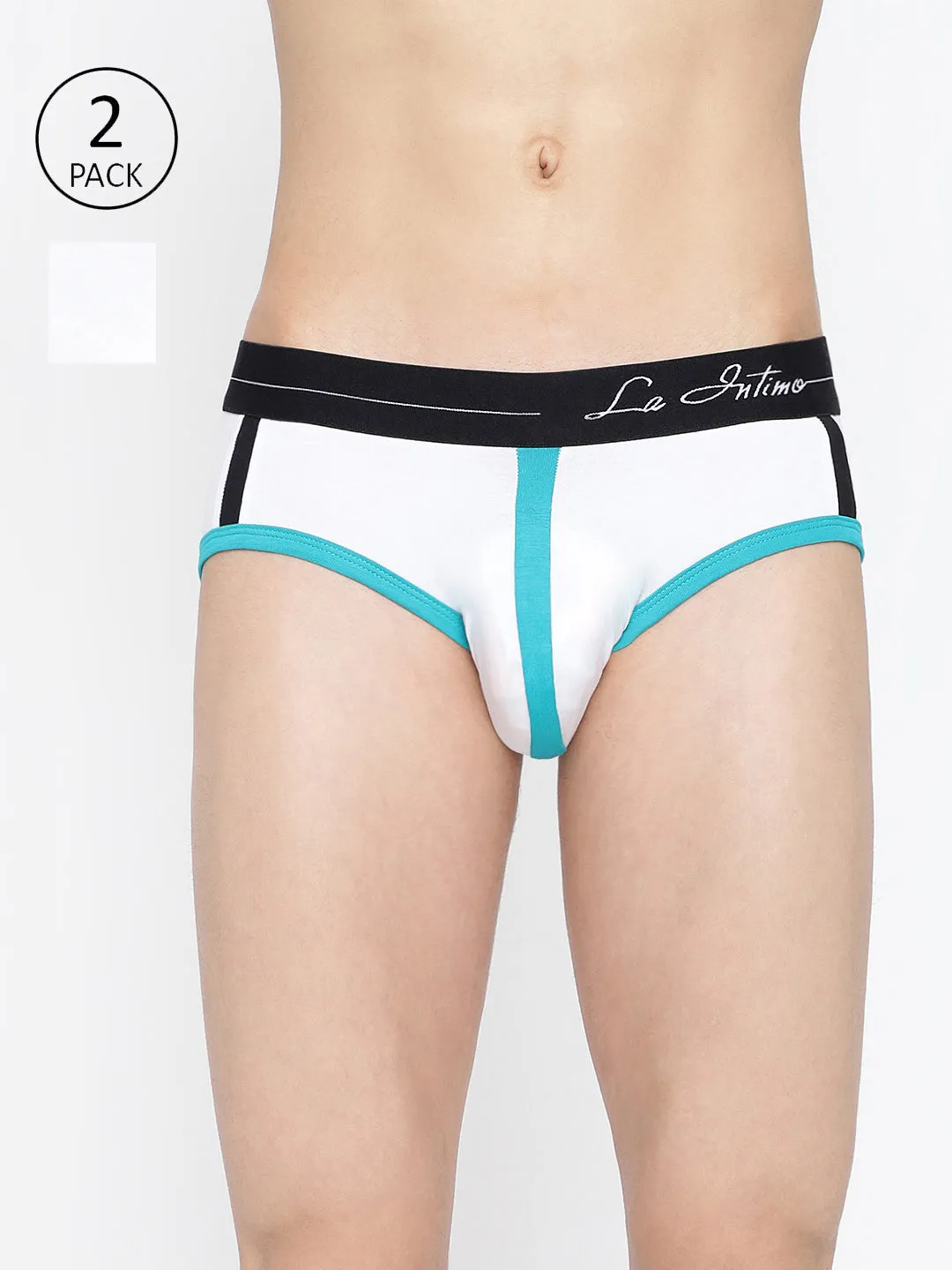 La Intimo Retro Style Brief (Pack of 2)