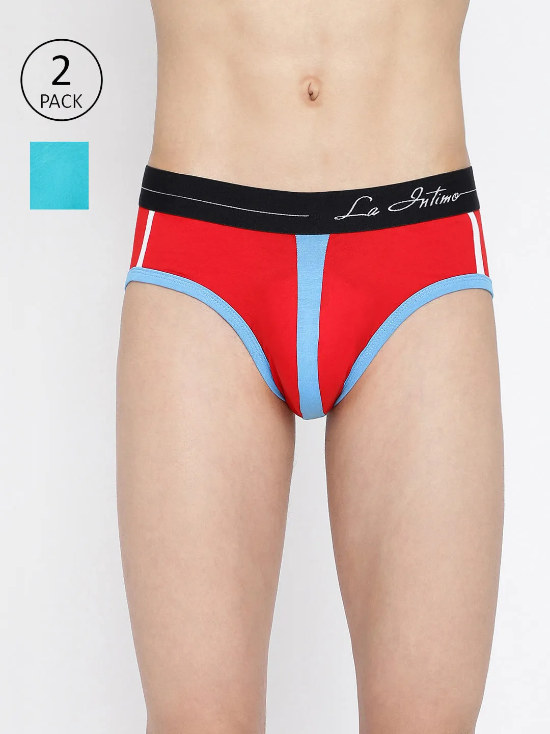 La Intimo Retro Style Brief (Pack of 2)