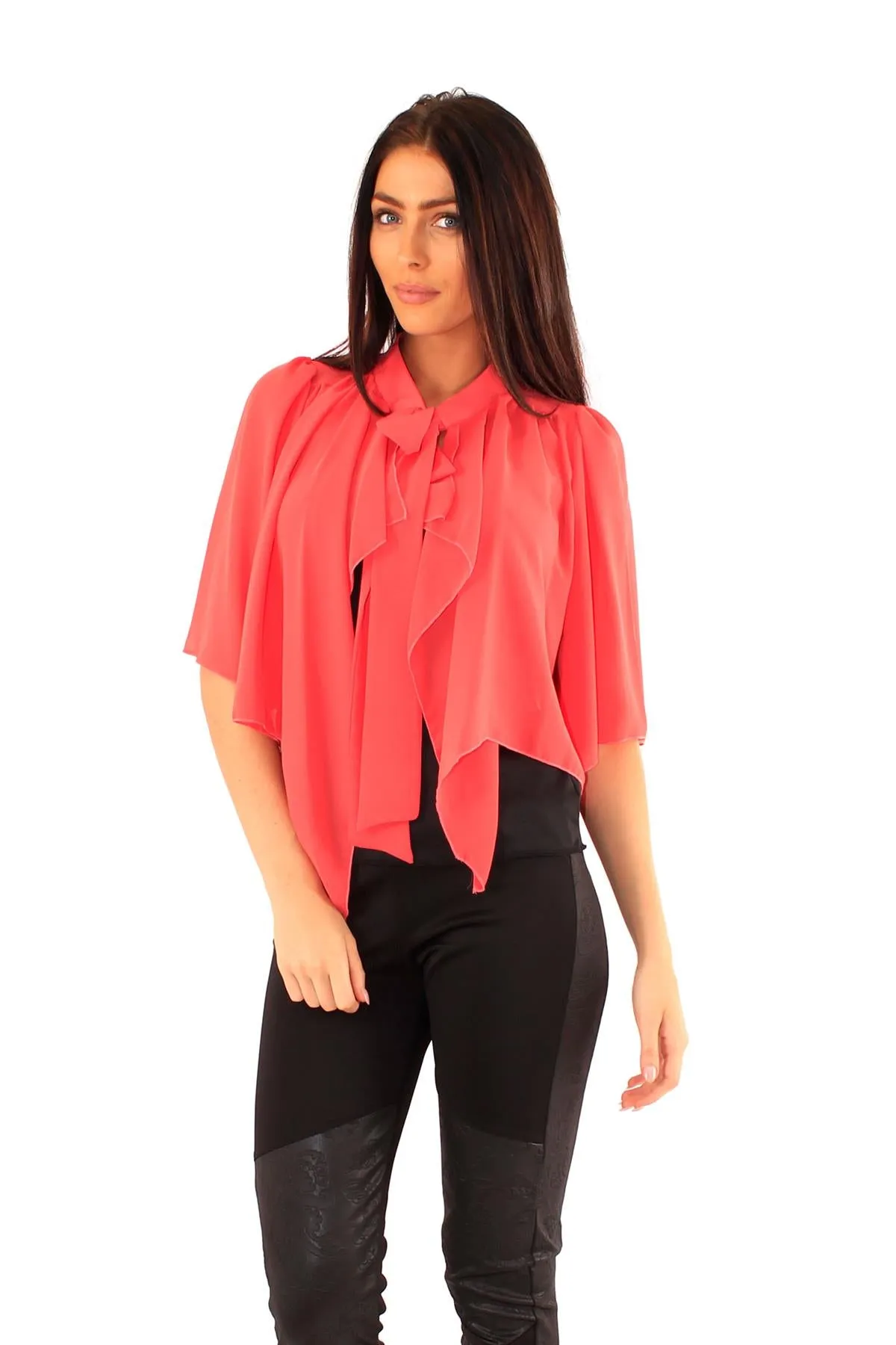 Ladies Bow Kimono Top