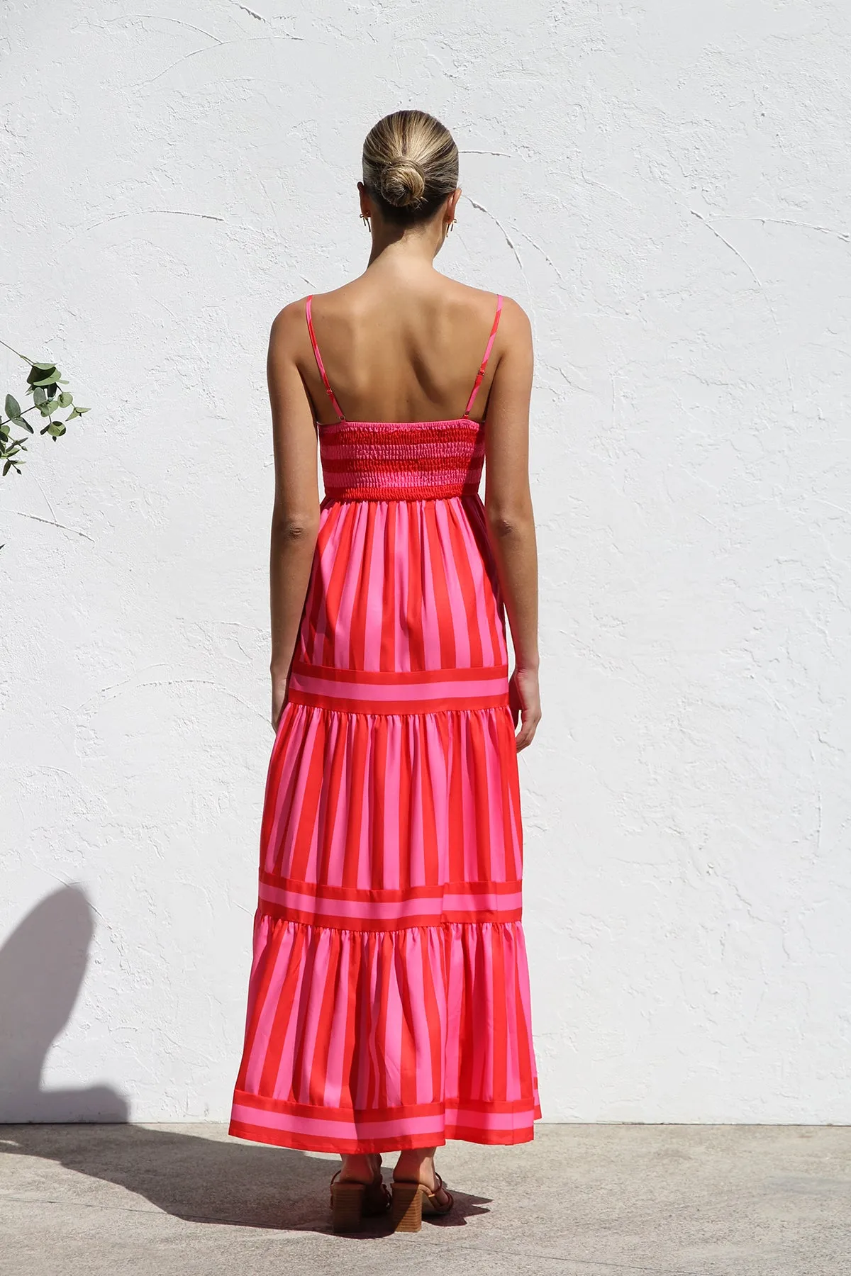 Laina Dress PINK/RED