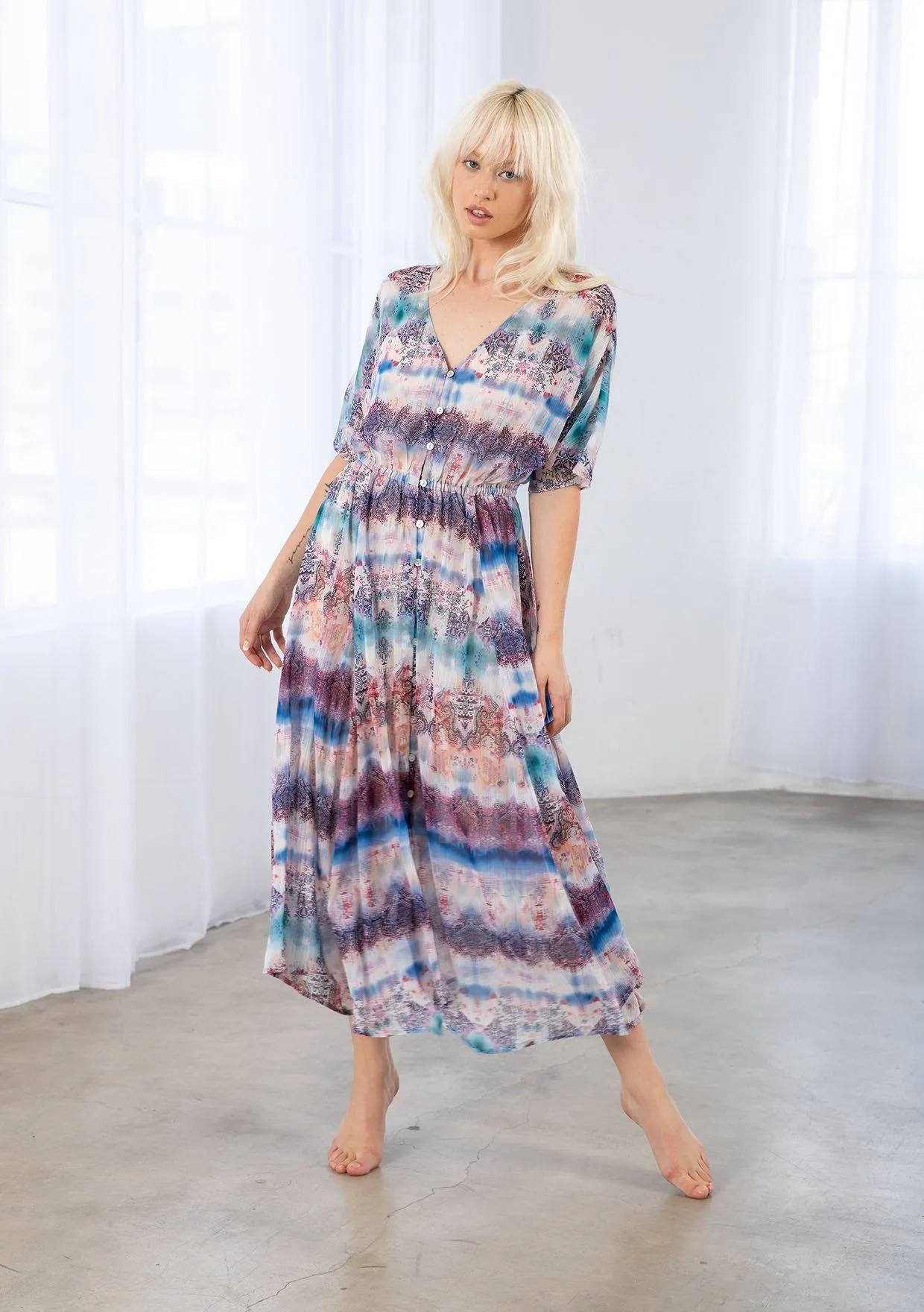 Landslide Sheer Maxi Dress