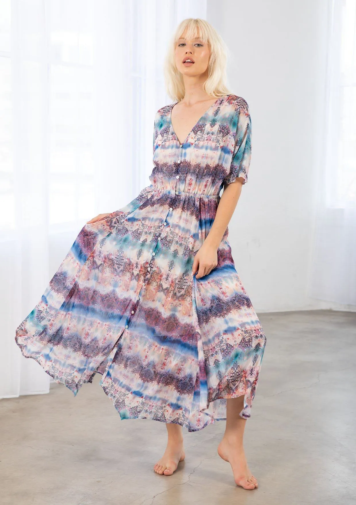 Landslide Sheer Maxi Dress