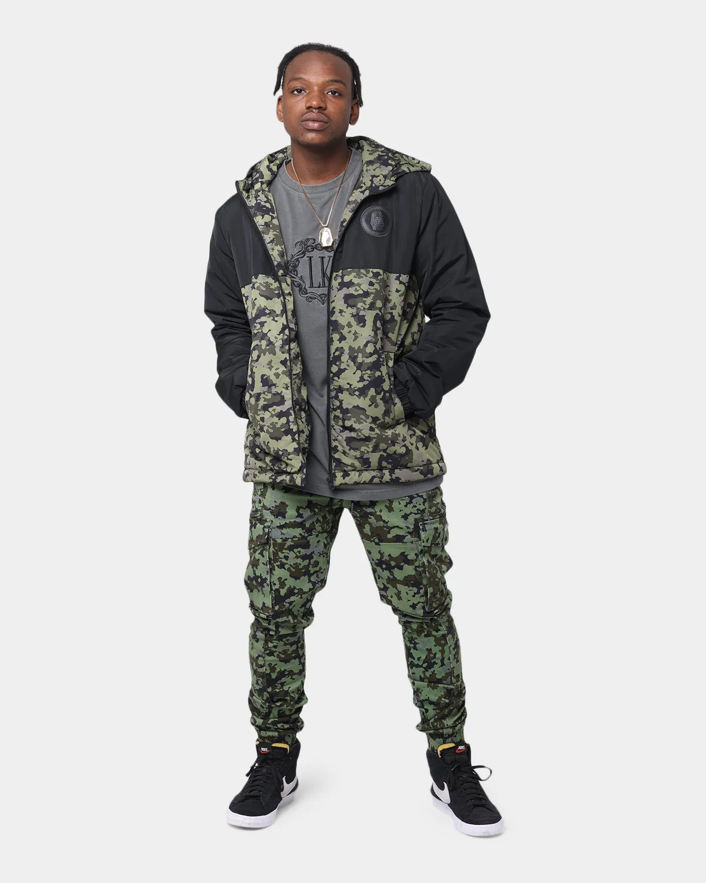 Last Kings Pharaoh Panel Jacket Camo/Black