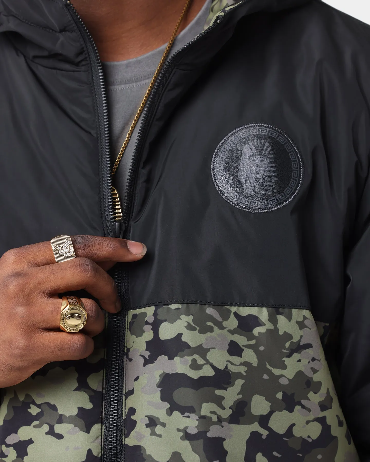 Last Kings Pharaoh Panel Jacket Camo/Black