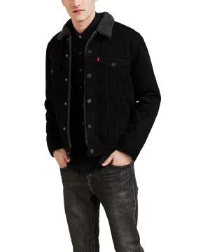 Levi's Men's Sherpa Trucker Jacket - Duval Black