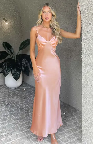 Lissandra Pink Formal Maxi Dress