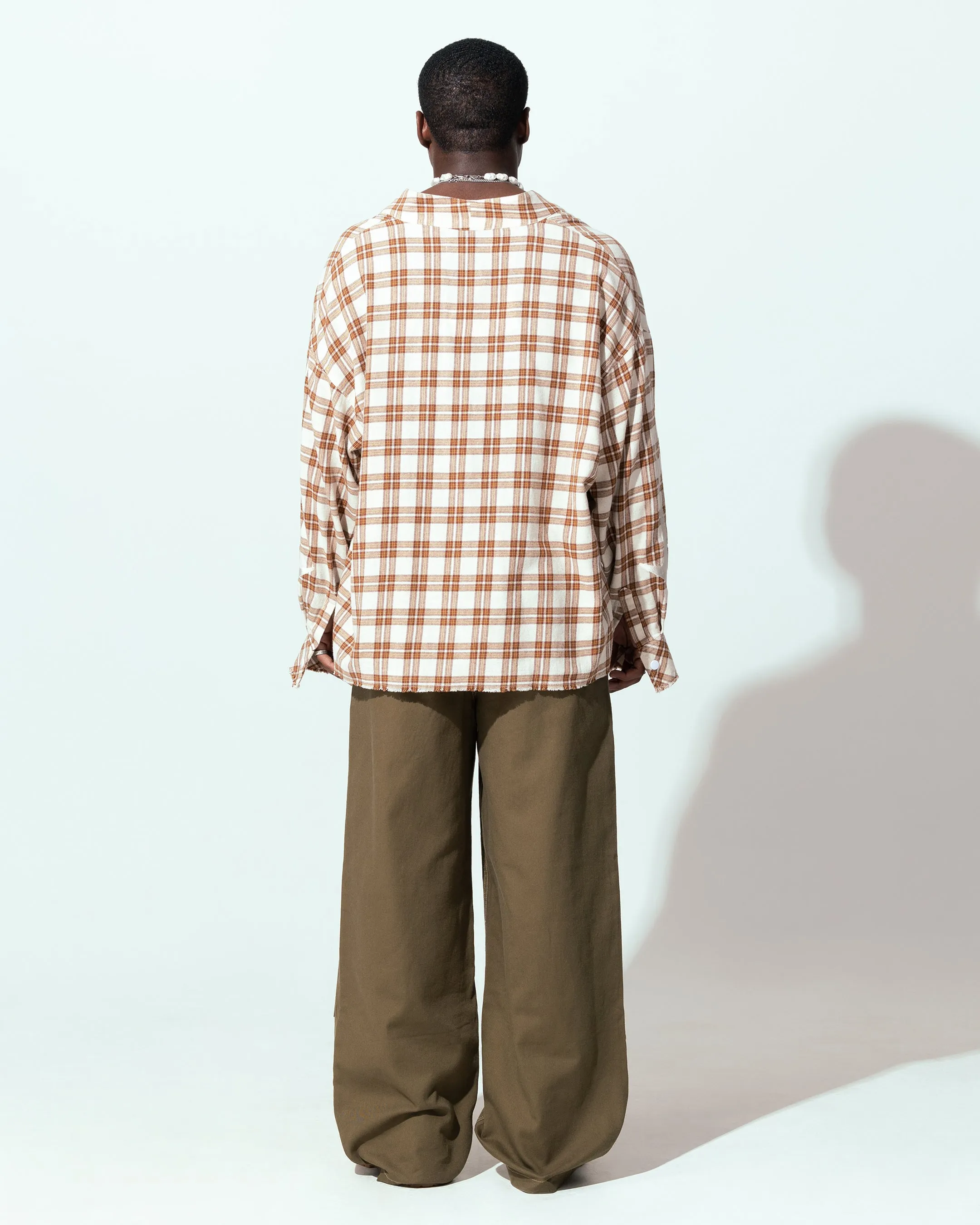 Loiter Kimono Flannel Tan