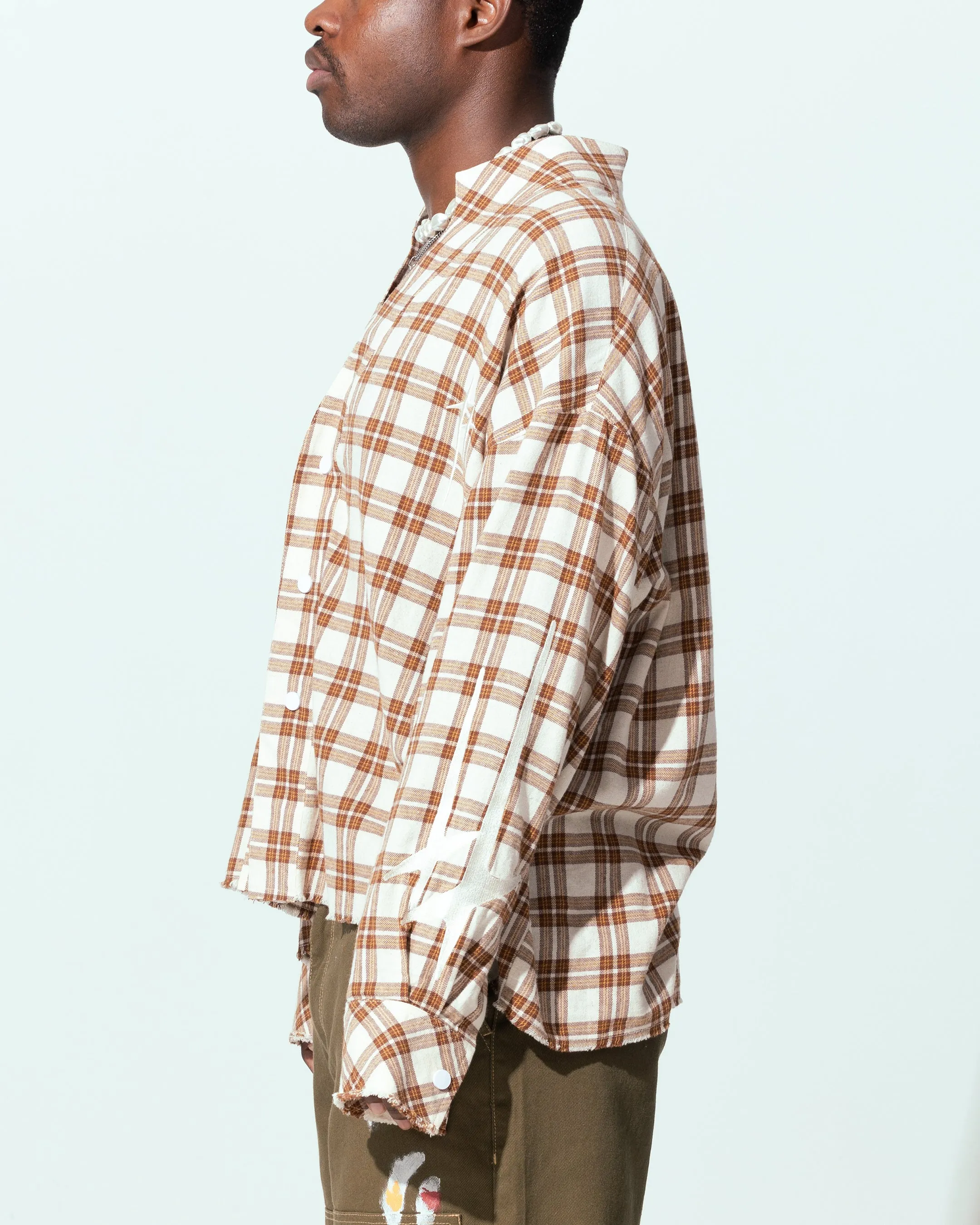 Loiter Kimono Flannel Tan