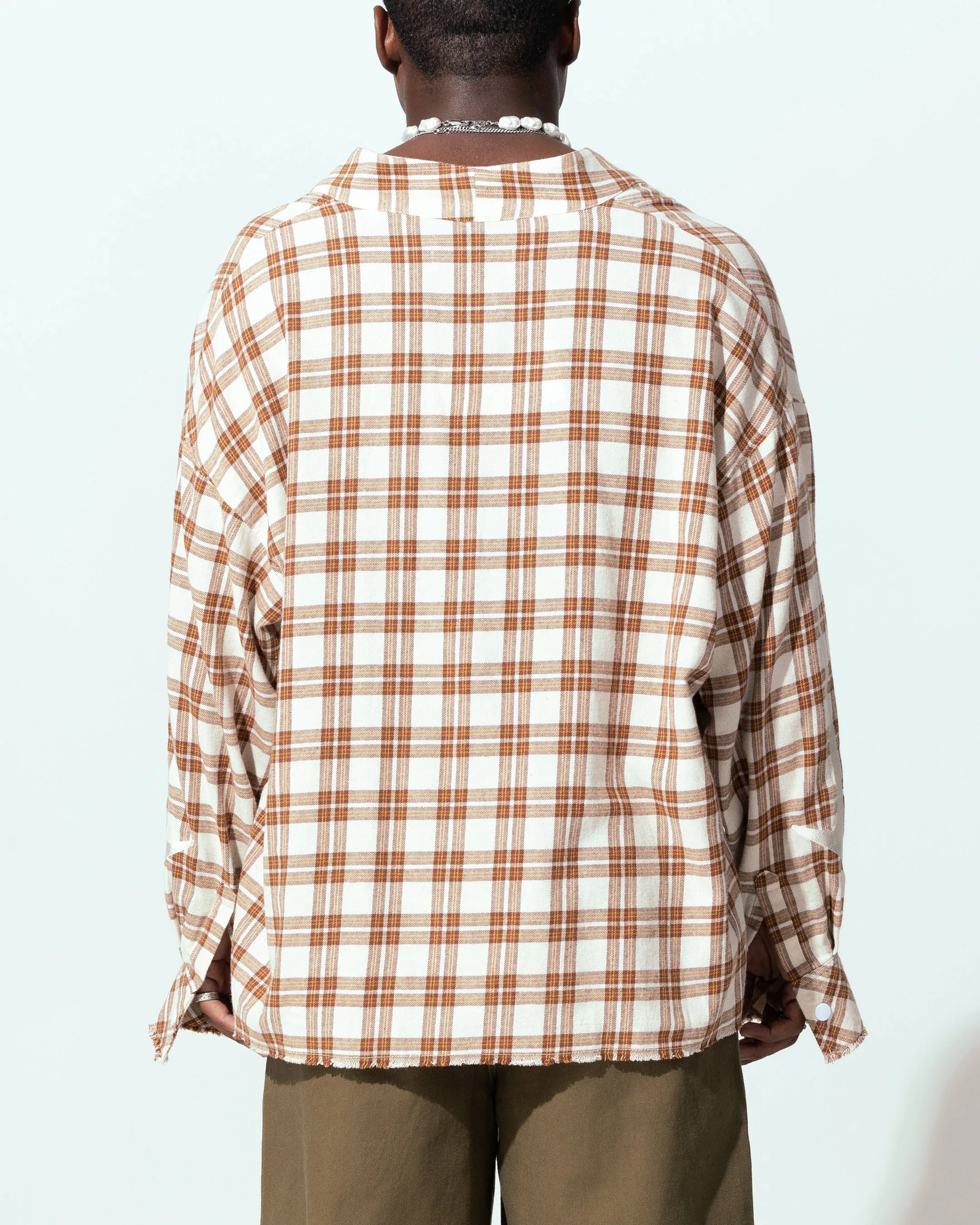 Loiter Kimono Flannel Tan