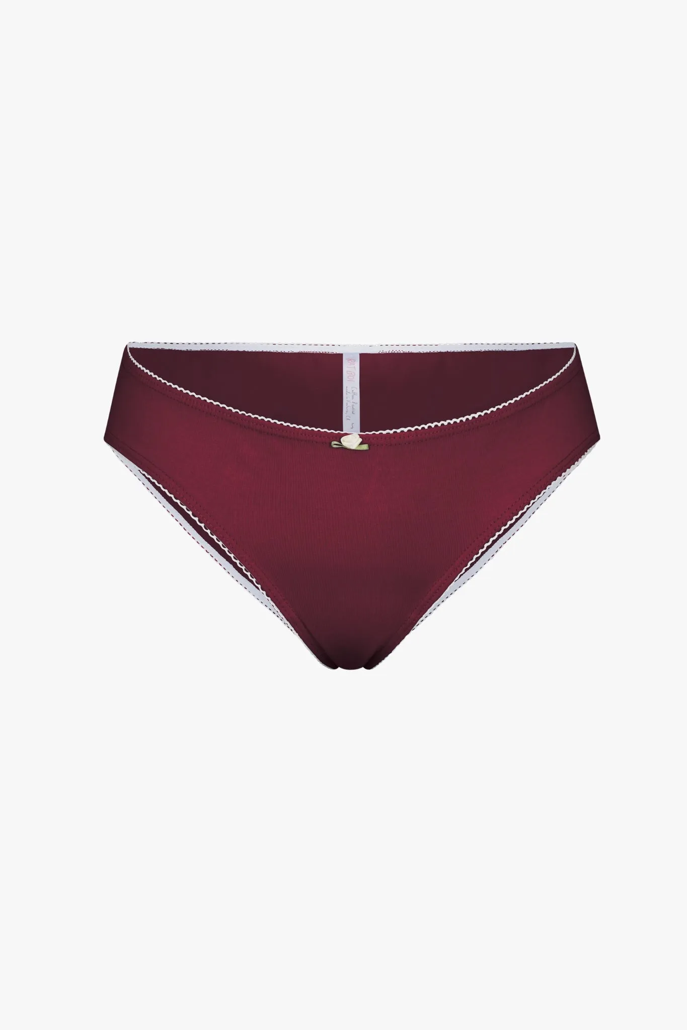 LOW RISE UNDERWEAR IN BORDEAUX