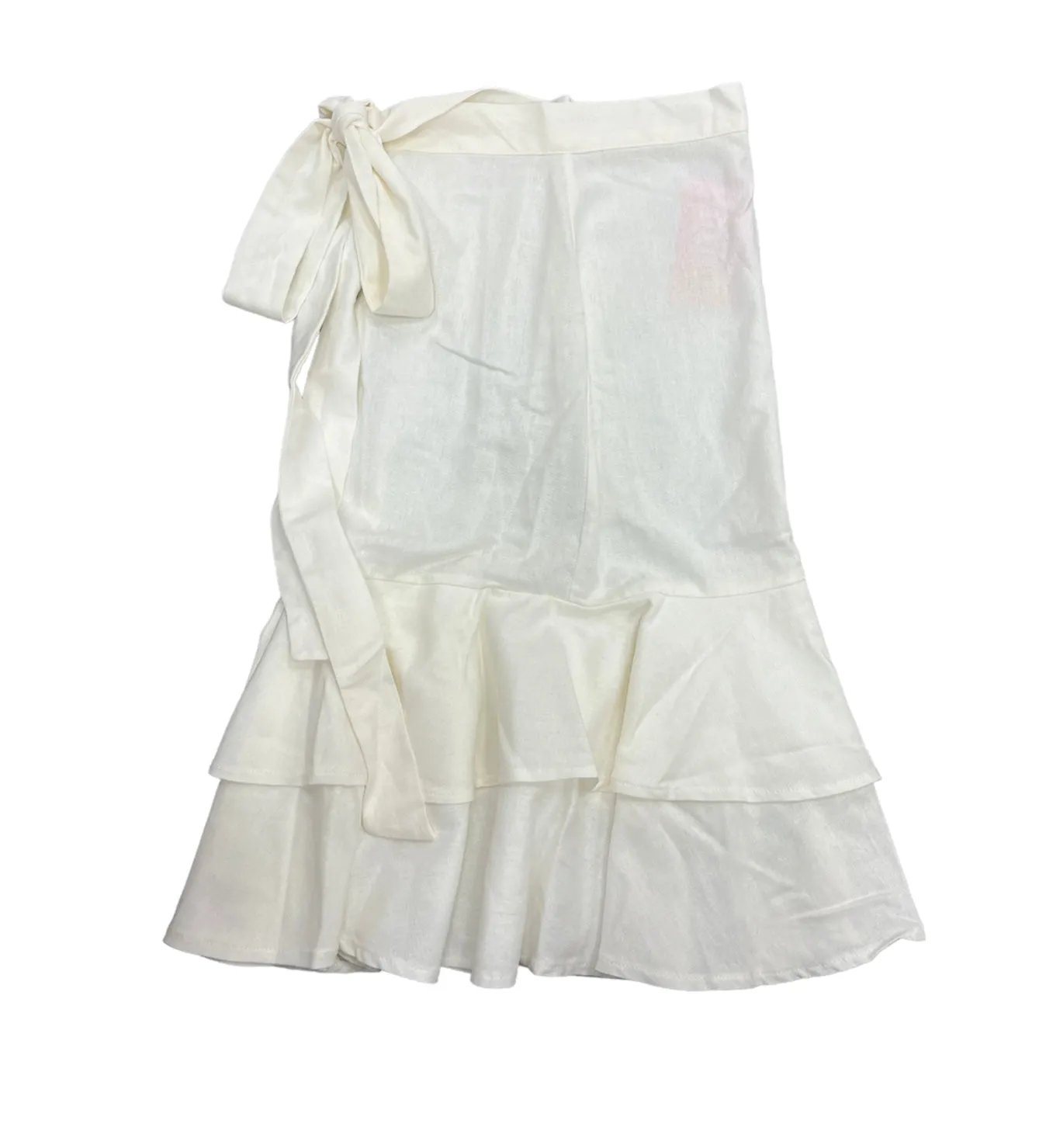 Mar De Lua Girls White Tie Skirt