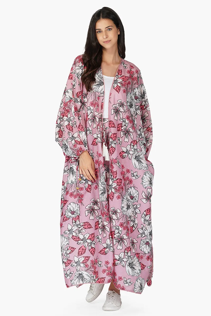 Marsala Floral Kimono