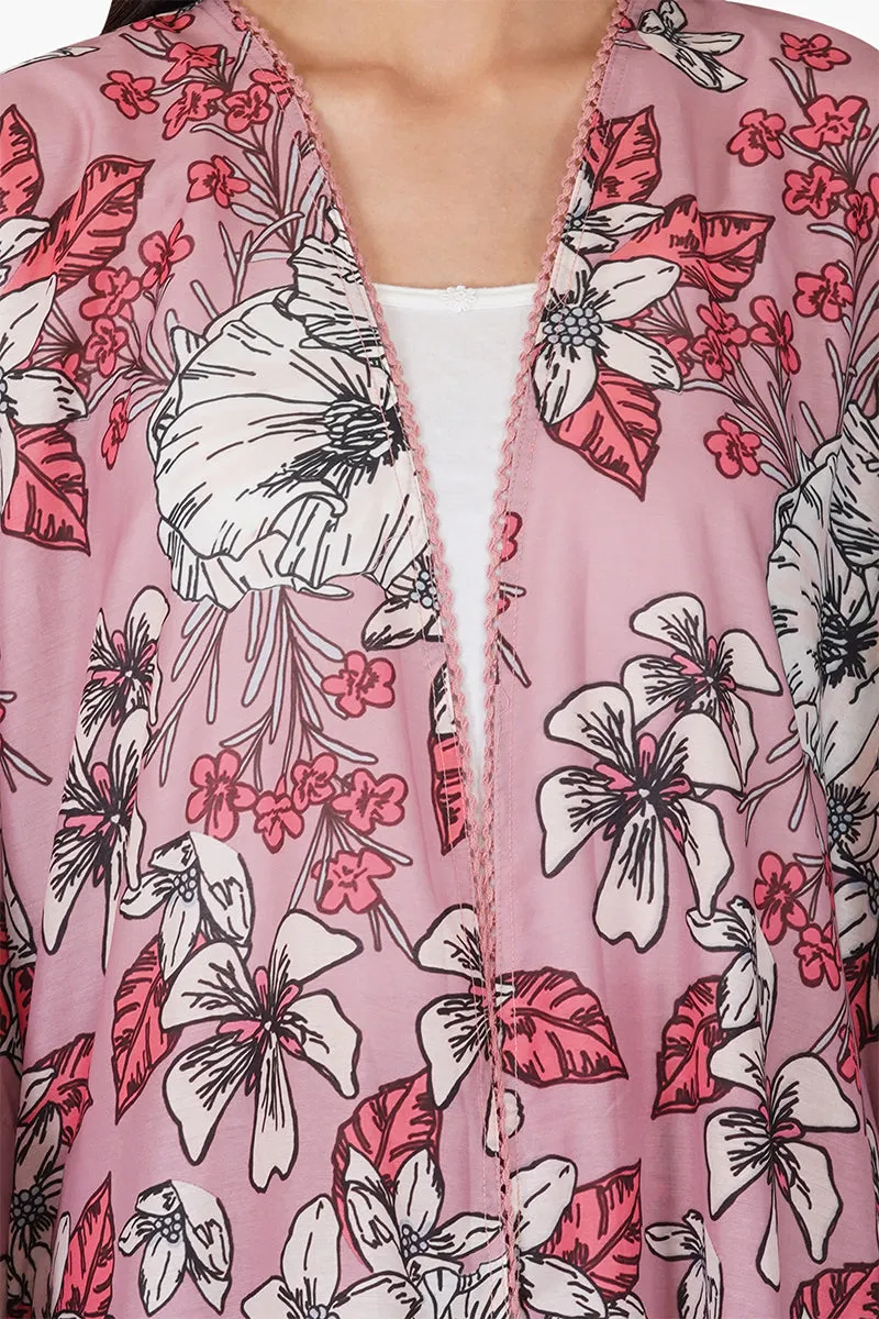 Marsala Floral Kimono