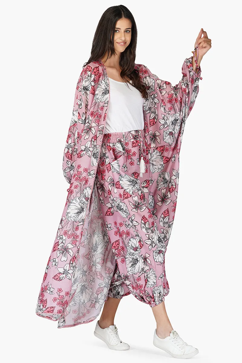 Marsala Floral Kimono