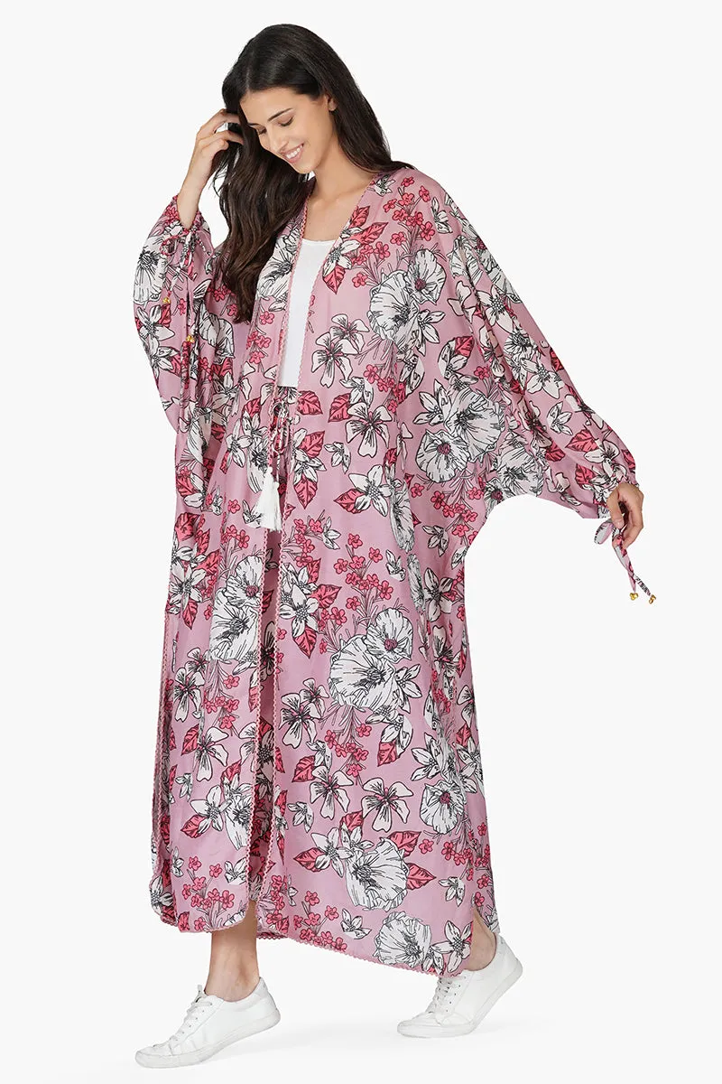 Marsala Floral Kimono