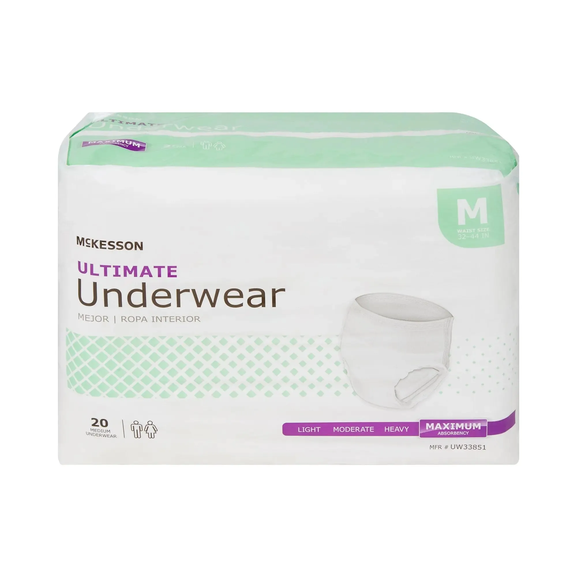 McKesson Ultimate Maximum Absorbent Underwear, Medium