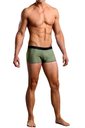 Mens Brazilian Artigo Trunk Short Underwear - Olive Green -Clearance