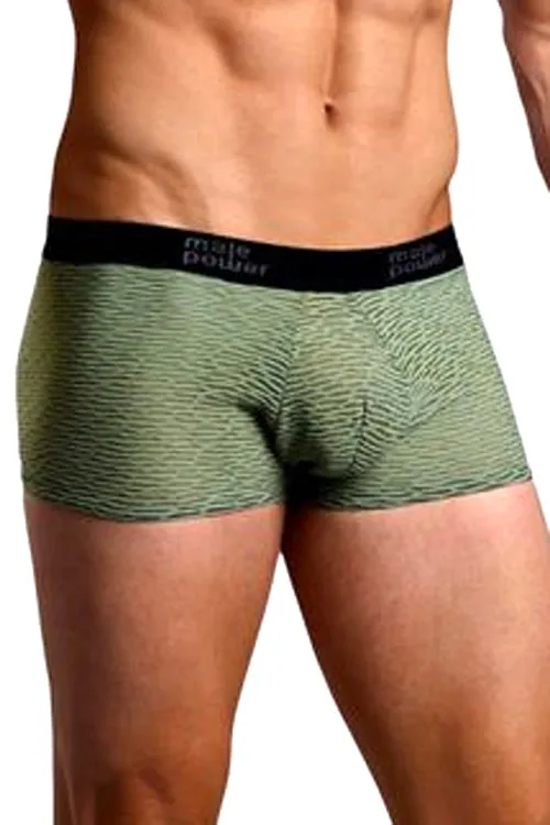 Mens Brazilian Artigo Trunk Short Underwear - Olive Green -Clearance