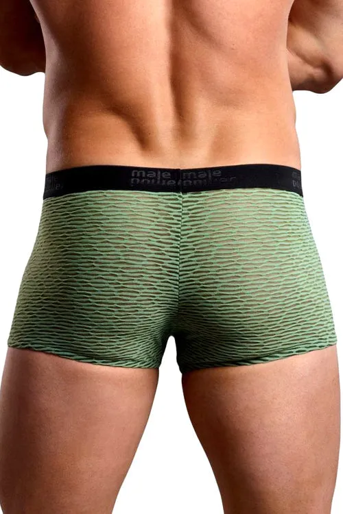 Mens Brazilian Artigo Trunk Short Underwear - Olive Green -Clearance