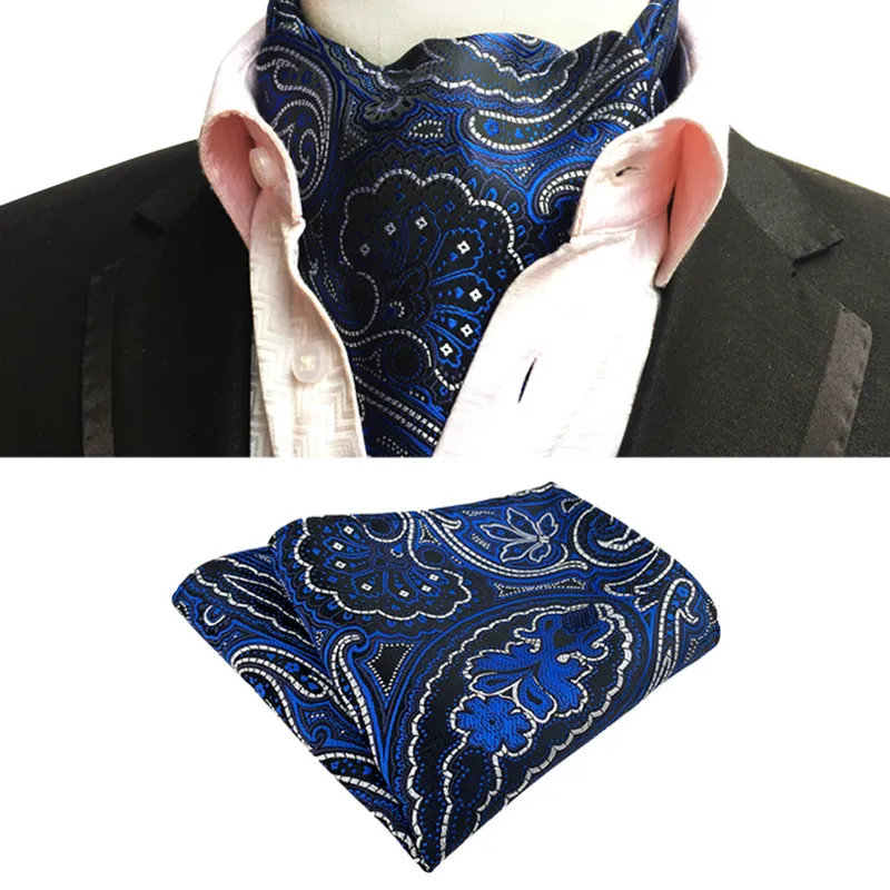 Men's Classic British Style Jacquard Neck Scarf 71531168K