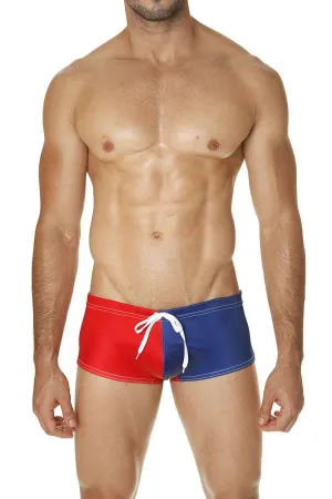 Mensuas MN8019 Texas Flag Swim Boxer