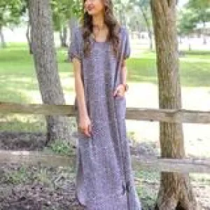 Micah Animal Print Maxi