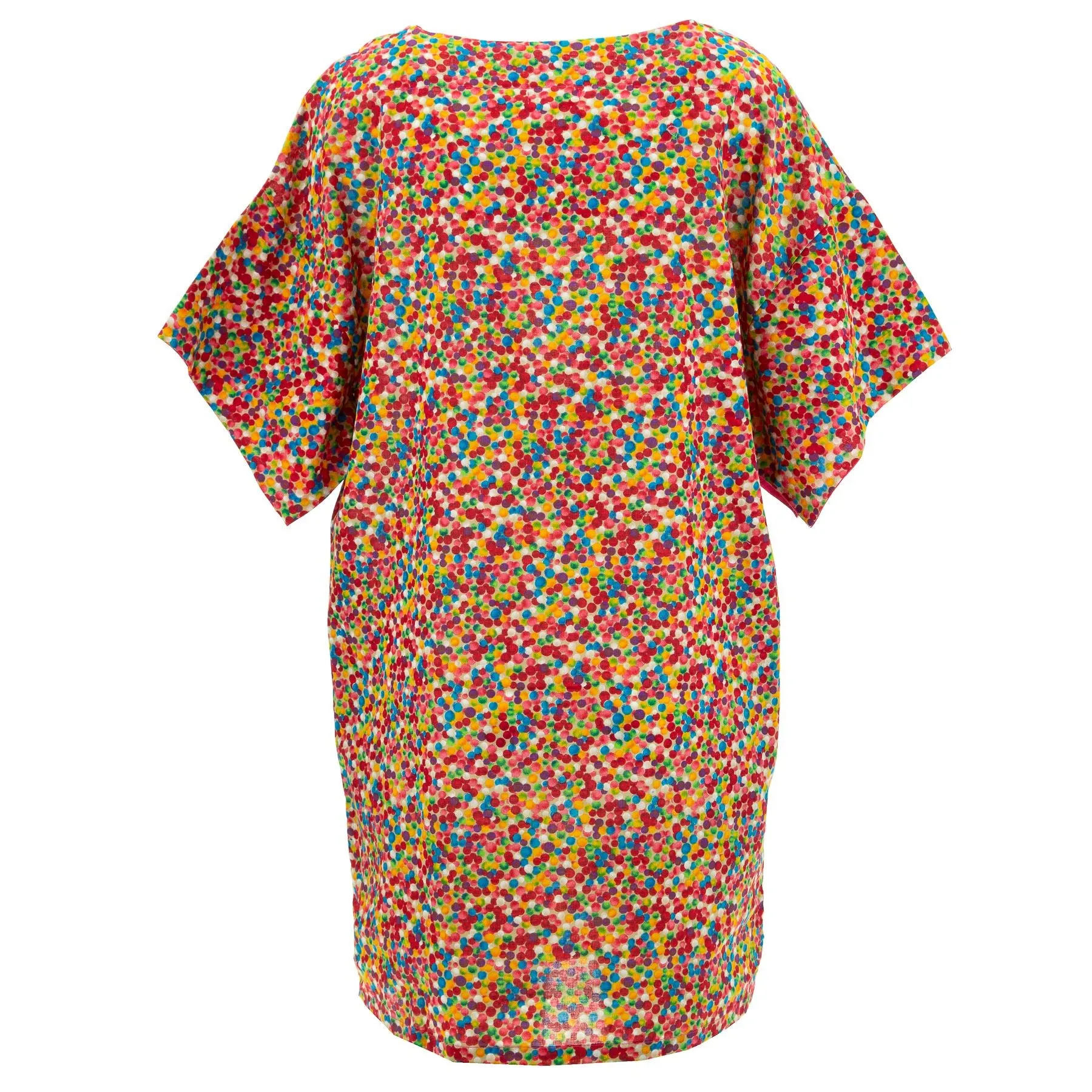 Modern Kimono Pocket Dress - Confetti