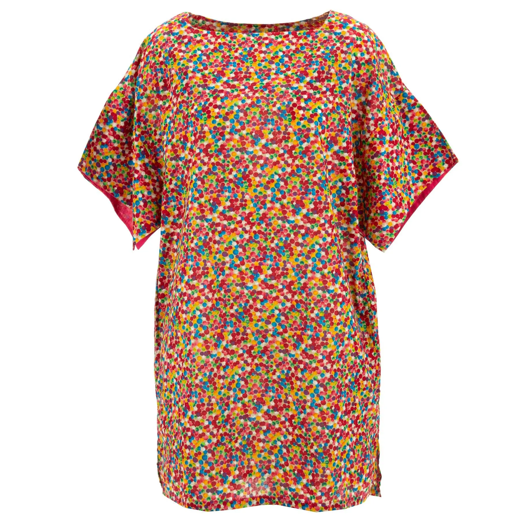 Modern Kimono Pocket Dress - Confetti