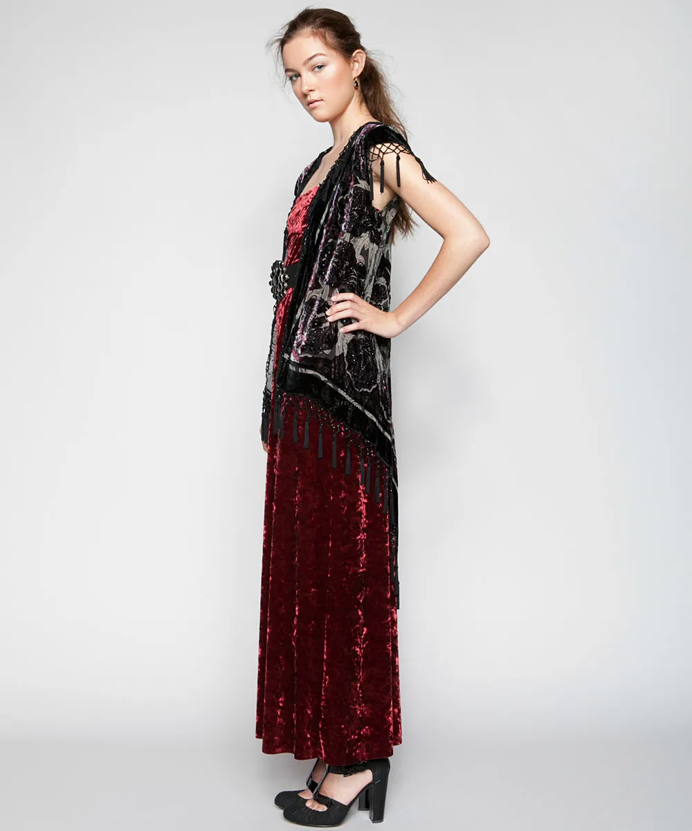 MODERN ROMANCE BEADED KIMONO