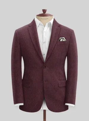 Naples Ramey Wine Tweed Jacket