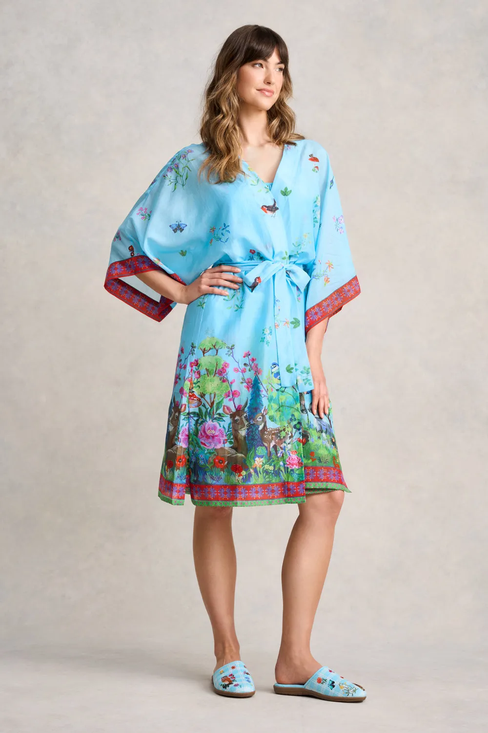 Nathalie Lété Cotton Silk Kimono