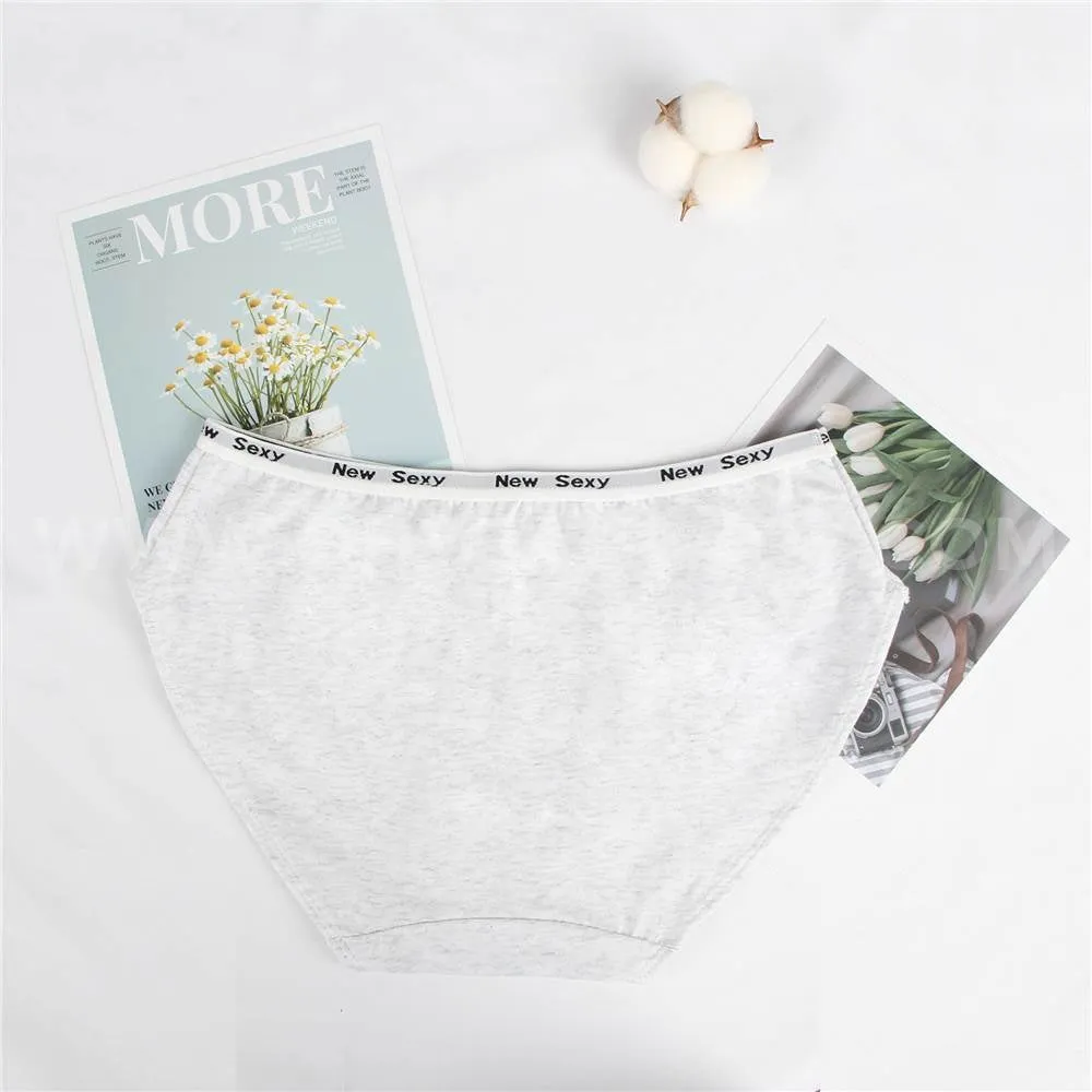 New Comfort Ultra-Soft Lace Edge Ladies Cotton Underwear